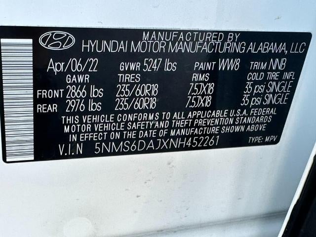 2022 Hyundai Santa Fe XRT