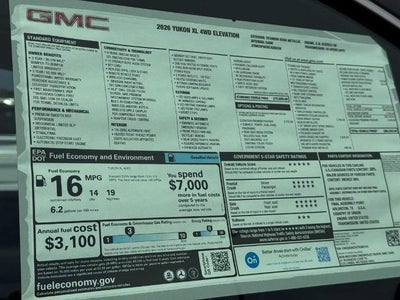 2026 GMC Yukon XL Elevation
