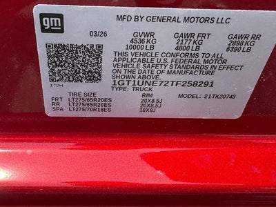 2026 GMC Sierra 2500 HD SLT