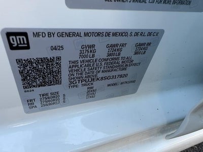 2025 GMC Sierra 1500 Elevation