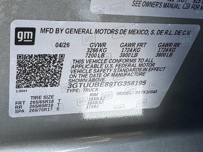 2026 GMC Sierra 1500 SLE