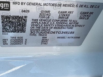2026 GMC Sierra 1500 SLT