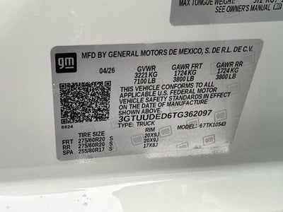 2026 GMC Sierra 1500 SLT