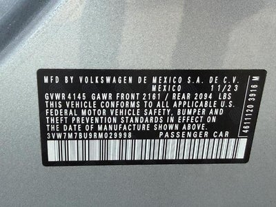 2024 Volkswagen Jetta 1.5T SE