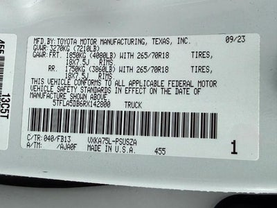 2024 Toyota Tundra 4WD SR5